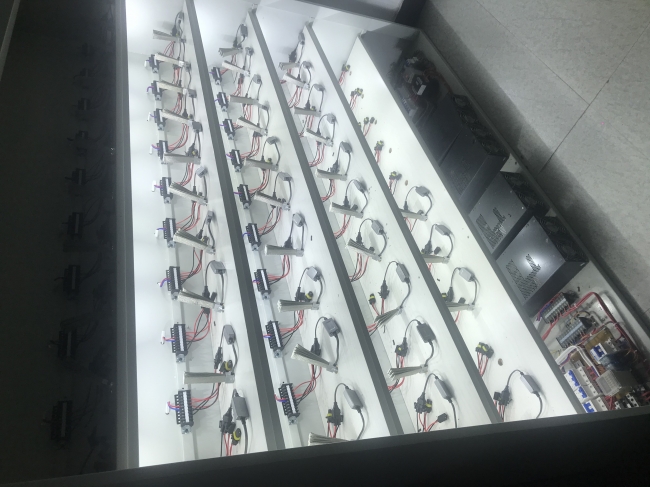 LED headlight aging machine