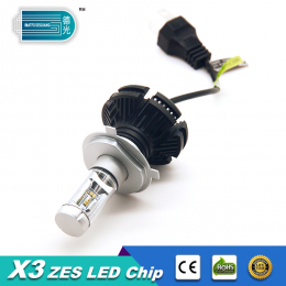 LED headlight X3 H4 6000K