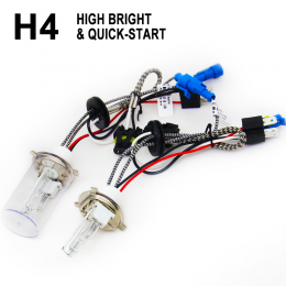 HID xenon kit h4-2 quick start 6000k 35w